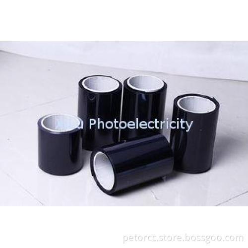 Insulation Black Polyester Film / PET Stretch Film for Elec